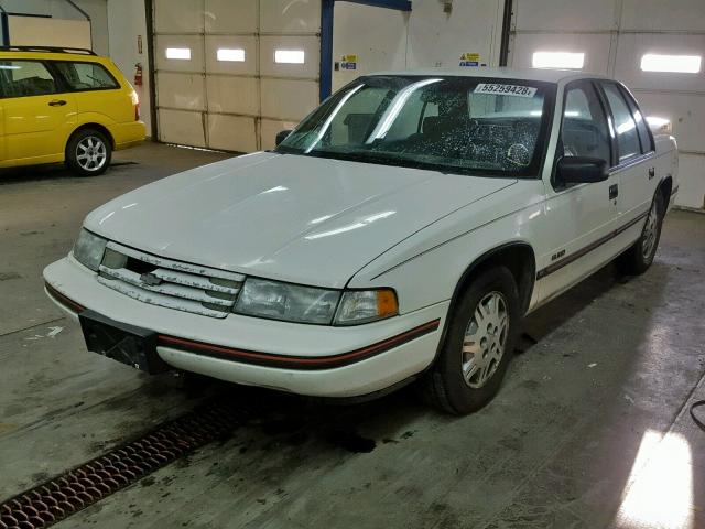 2G1WN54T5M9247631 - 1991 CHEVROLET LUMINA EUR WHITE photo 2