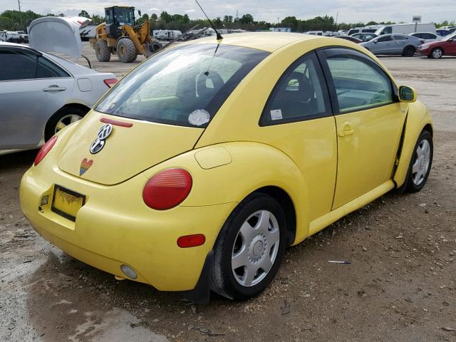 3VWCP21C41M462375 - 2001 VOLKSWAGEN NEW BEETLE Sarı foto 4