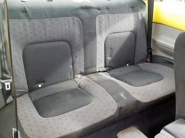 3VWCP21C41M462375 - 2001 VOLKSWAGEN NEW BEETLE Sarı foto 6