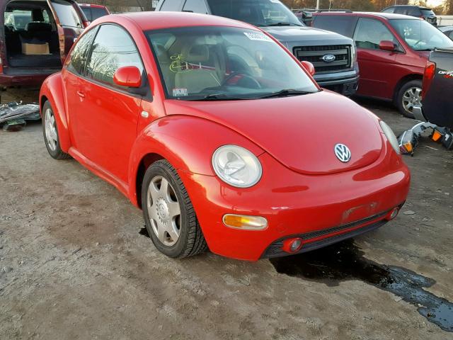 3VWCC21C3XM432918 - 1999 VOLKSWAGEN NEW BEETLE RED photo 1