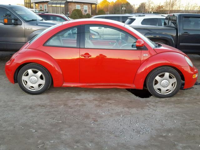 3VWCC21C3XM432918 - 1999 VOLKSWAGEN NEW BEETLE RED photo 9