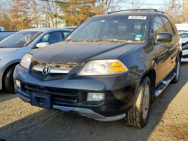 2HNYD18926H523566 - 2006 ACURA MDX TOURIN BLACK photo 2