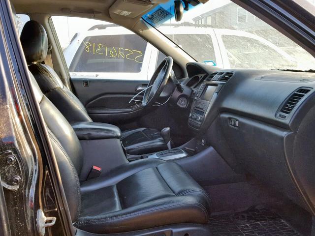 2HNYD18926H523566 - 2006 ACURA MDX TOURIN BLACK photo 5