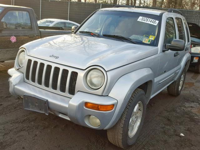 1J4GL58K62W130822 - 2002 JEEP LIBERTY LI SILVER photo 2