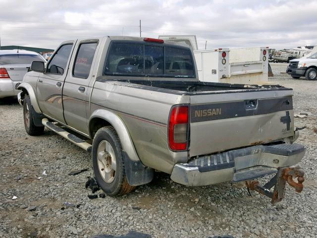 1N6ED27T3YC335427 - 2000 NISSAN FRONTIER C GOLD photo 3