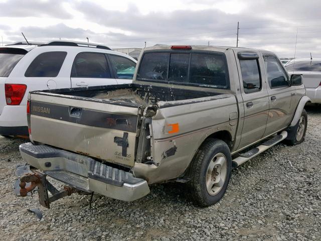 1N6ED27T3YC335427 - 2000 NISSAN FRONTIER C GOLD photo 4