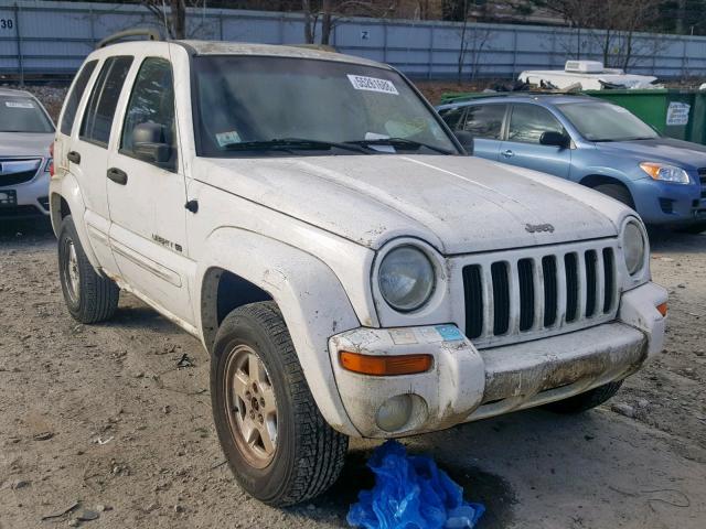 1J8GL58K02W191503 - 2002 JEEP LIBERTY LI WHITE photo 1