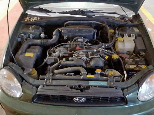 JF1GG65552H831652 - 2002 SUBARU IMPREZA TS GREEN photo 7