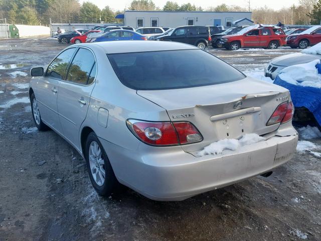 JTHBA30G245001856 - 2004 LEXUS ES 330 SILVER photo 3