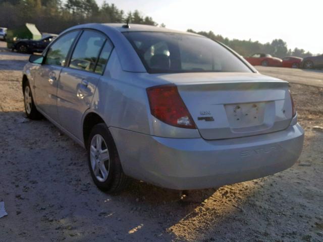 1G8AJ55F97Z175052 - 2007 SATURN ION LEVEL SILVER photo 3