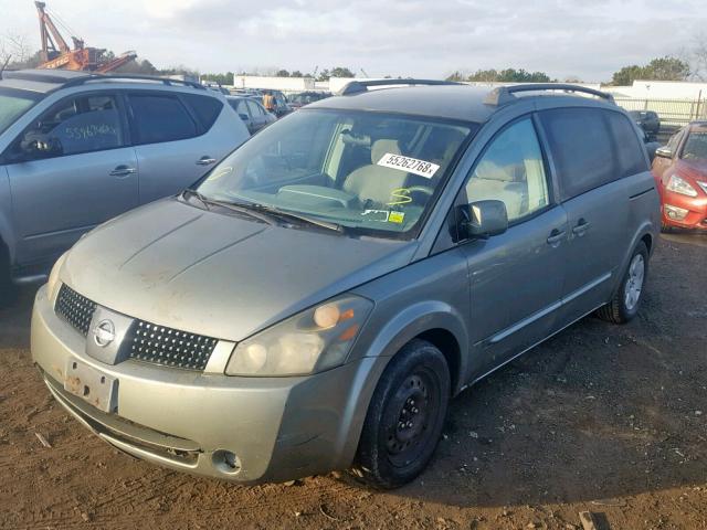 5N1BV28U36N106611 - 2006 NISSAN QUEST S GREEN photo 2