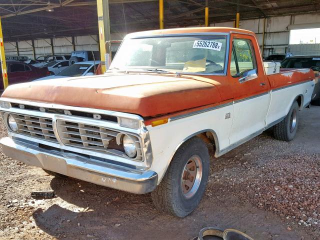 F10YRS83362 - 1974 FORD F100 TWO TONE photo 2