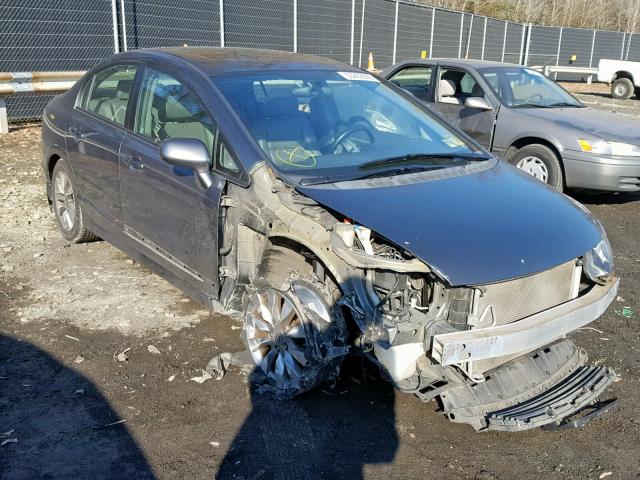 2HGFA16999H521957 - 2009 HONDA CIVIC EXL GRAY photo 1