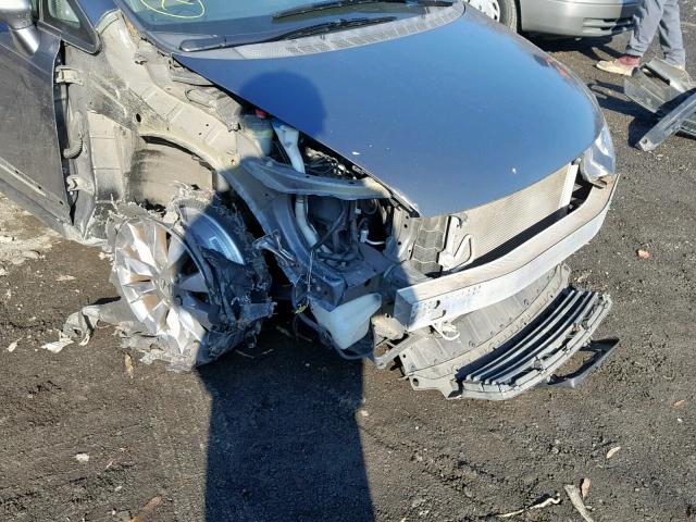 2HGFA16999H521957 - 2009 HONDA CIVIC EXL GRAY photo 9