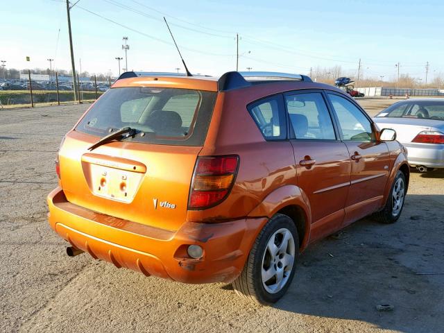 5Y2SL63875Z453524 - 2005 PONTIAC VIBE ORANGE photo 4