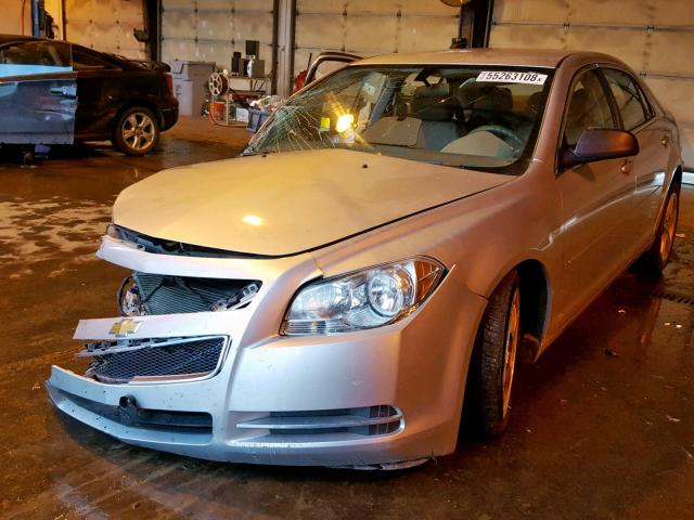 1G1ZG57N394188691 - 2009 CHEVROLET MALIBU LS Gümüş foto 2