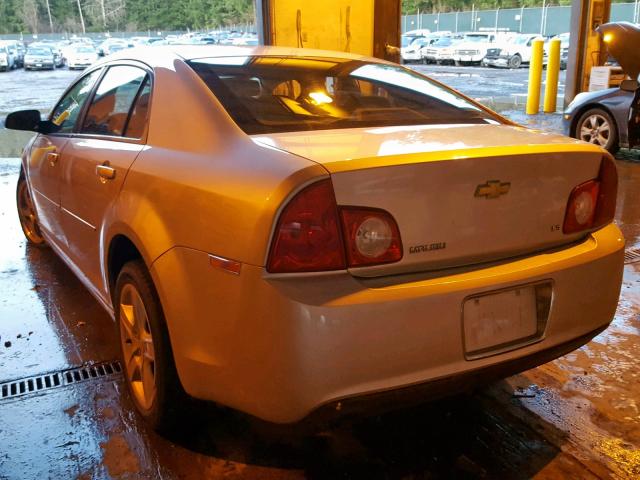 1G1ZG57N394188691 - 2009 CHEVROLET MALIBU LS Gümüş foto 3