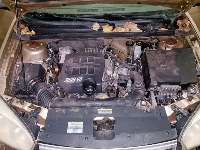 1G1ZT61806F212109 - 2006 CHEVROLET MALIBU MAX GOLD photo 7