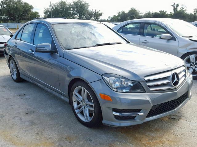 WDDGF4HB2DA792118 - 2013 MERCEDES-BENZ C 250 SILVER photo 1