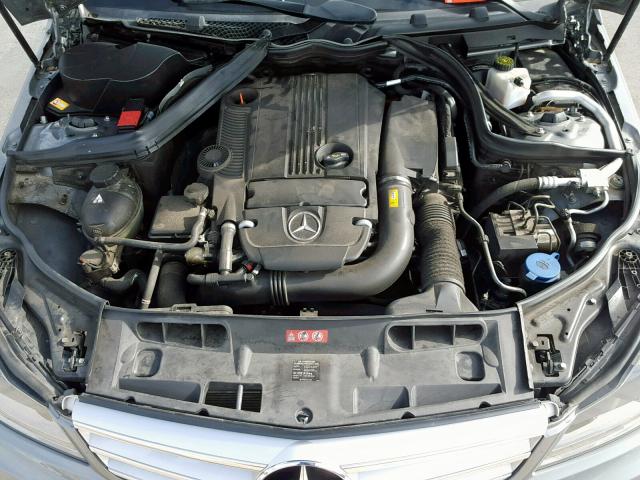 WDDGF4HB2DA792118 - 2013 MERCEDES-BENZ C 250 SILVER photo 7