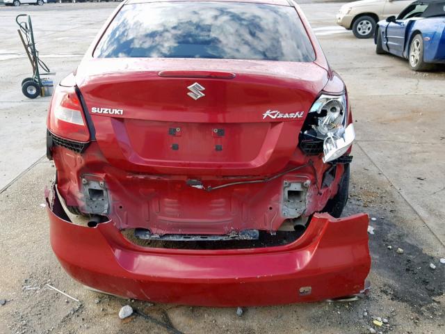 JS2RE9A37C6101338 - 2012 SUZUKI KIZASHI SE RED photo 9