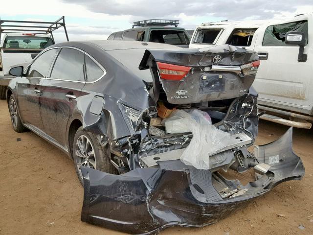 4T1BK1EB2GU212562 - 2016 TOYOTA AVALON XLE BLUE photo 3