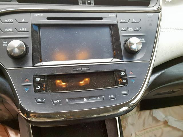 4T1BK1EB2GU212562 - 2016 TOYOTA AVALON XLE BLUE photo 9