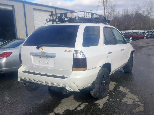 2HNYD18865H547911 - 2005 ACURA MDX TOURIN WHITE photo 4