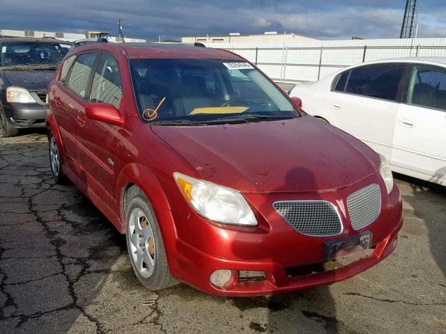 5Y2SL65857Z431019 - 2007 PONTIAC VIBE BURGUNDY photo 1