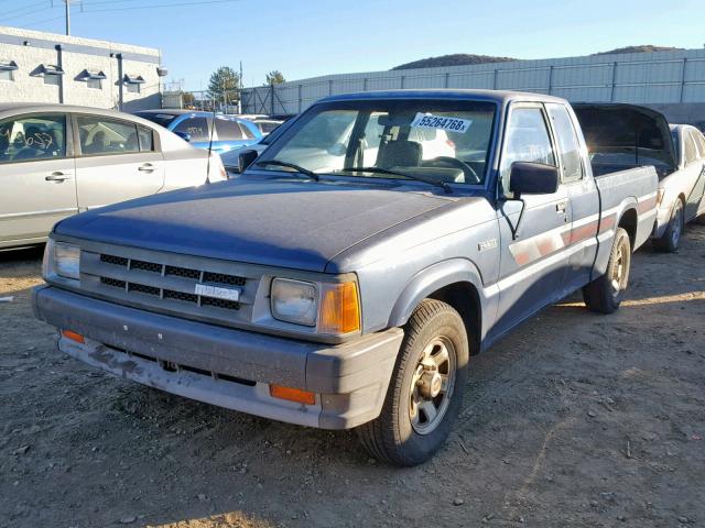 JM2UF3137K0741030 - 1989 MAZDA B2200 CAB BLUE photo 2