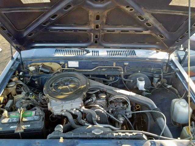 JM2UF3137K0741030 - 1989 MAZDA B2200 CAB BLUE photo 7