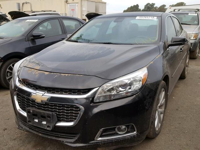 1G11G5SX1EF266065 - 2014 CHEVROLET MALIBU 3LT 黑色 照片 2