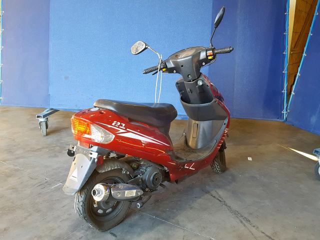 L9NTEACB6D1044894 - 2013 TAO SCOOTER RED photo 4