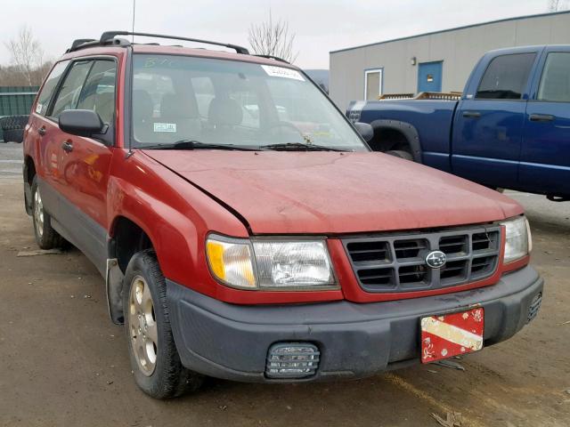 JF1SF6354YH728019 - 2000 SUBARU FORESTER L RED photo 1