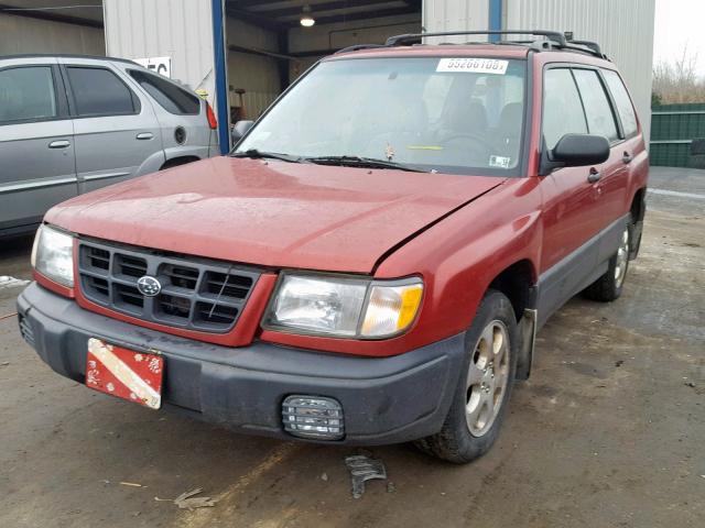 JF1SF6354YH728019 - 2000 SUBARU FORESTER L RED photo 9