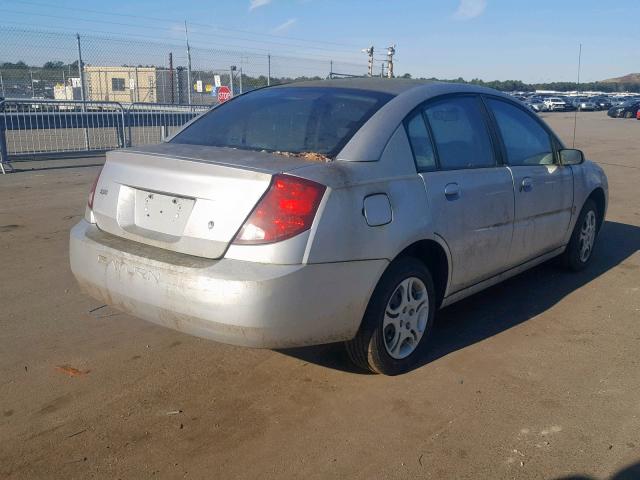 1G8AJ52F13Z160530 - 2003 SATURN ION LEVEL SILVER photo 4