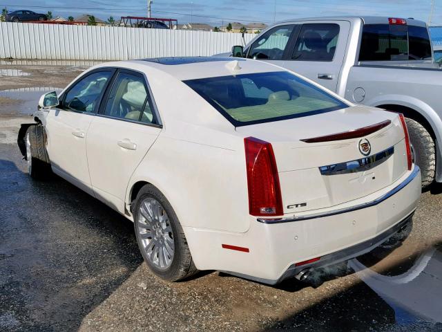 1G6DK5EG7A0103841 - 2010 CADILLAC CTS PERFOR WHITE photo 3