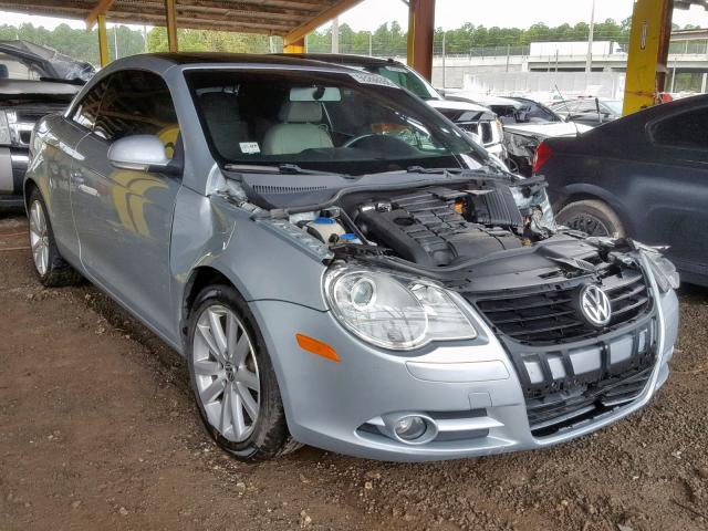 WVWBA71FX7V037636 - 2007 VOLKSWAGEN EOS 2.0T SILVER photo 1