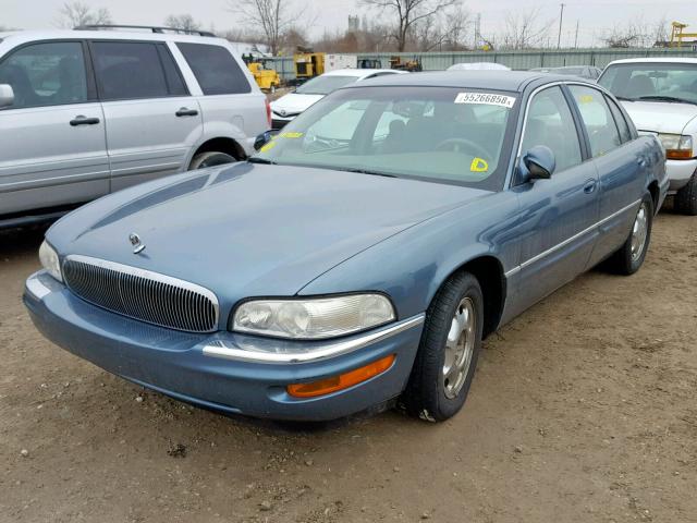 1G4CW52KXY4170681 - 2000 BUICK PARK AVENU BLUE photo 2