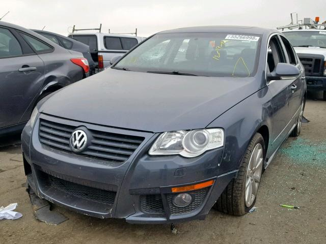 WVWJM7AN2AE160896 - 2010 VOLKSWAGEN PASSAT KOM GRAY photo 2