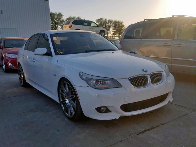 WBANW53589CT55290 - 2009 BMW 550 I WHITE photo 1