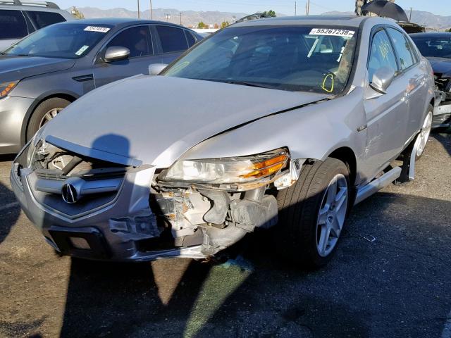 19UUA66216A071612 - 2006 ACURA 3.2TL SILVER photo 2