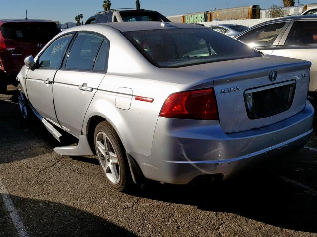 19UUA66216A071612 - 2006 ACURA 3.2TL SILVER photo 3