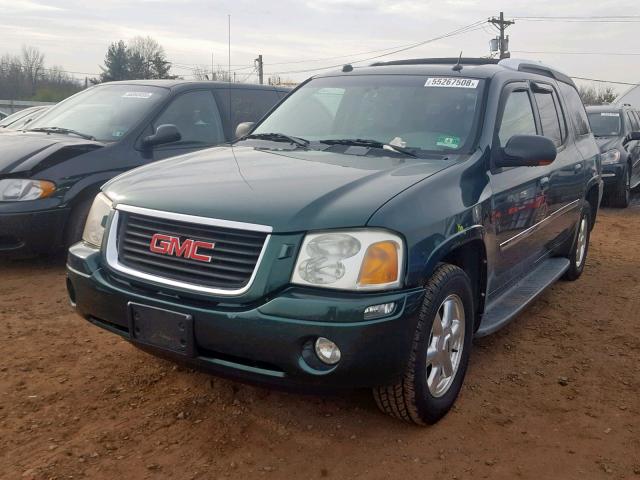 1GKET12S456121723 - 2005 GMC ENVOY XUV GREEN photo 2