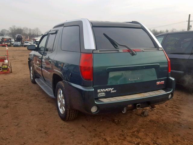 1GKET12S456121723 - 2005 GMC ENVOY XUV GREEN photo 3