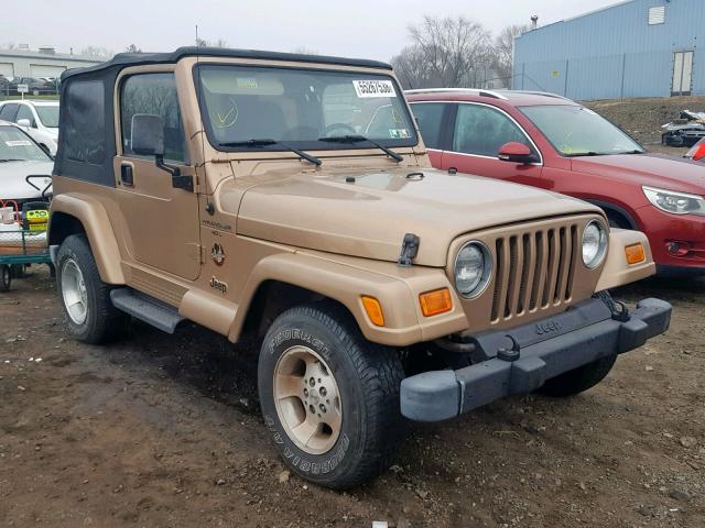 1J4FA59S3YP704196 - 2000 JEEP WRANGLER /, TAN - price history, history of  past auctions. Prices and Bids history of Salvage and used Vehicles.