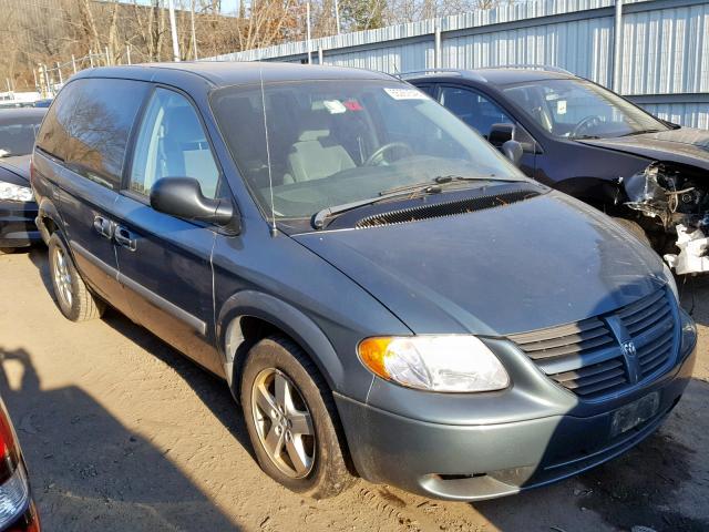 1D4GP45R46B651043 - 2006 DODGE CARAVAN SX BLUE photo 1