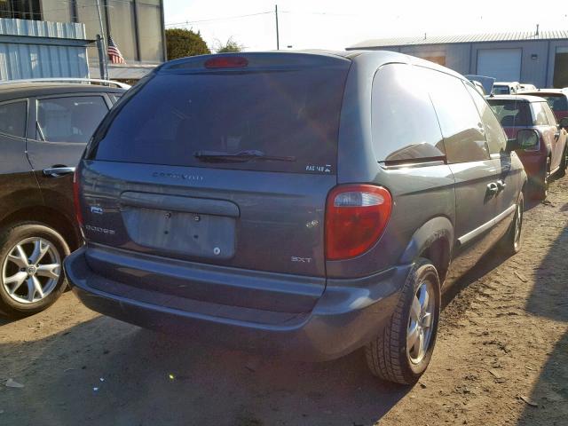 1D4GP45R46B651043 - 2006 DODGE CARAVAN SX BLUE photo 4