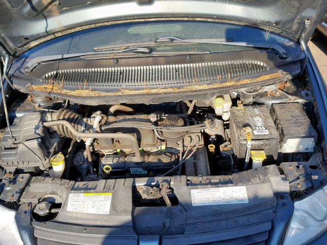 1D4GP45R46B651043 - 2006 DODGE CARAVAN SX BLUE photo 7