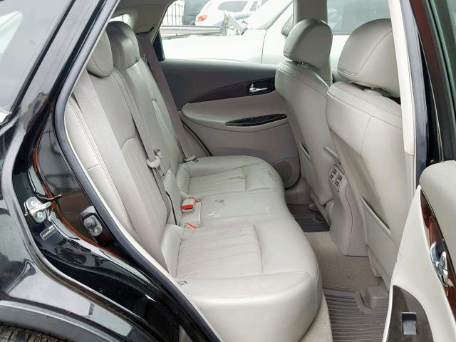 JN1AJ0HP2AM701641 - 2010 INFINITI EX35 BASE BLACK photo 6